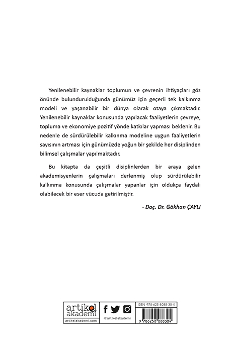 YENİLENEBİLİR KAYNAKLARDAN ELDE EDİLEN MALZEMELER VE UYGULAMALAR