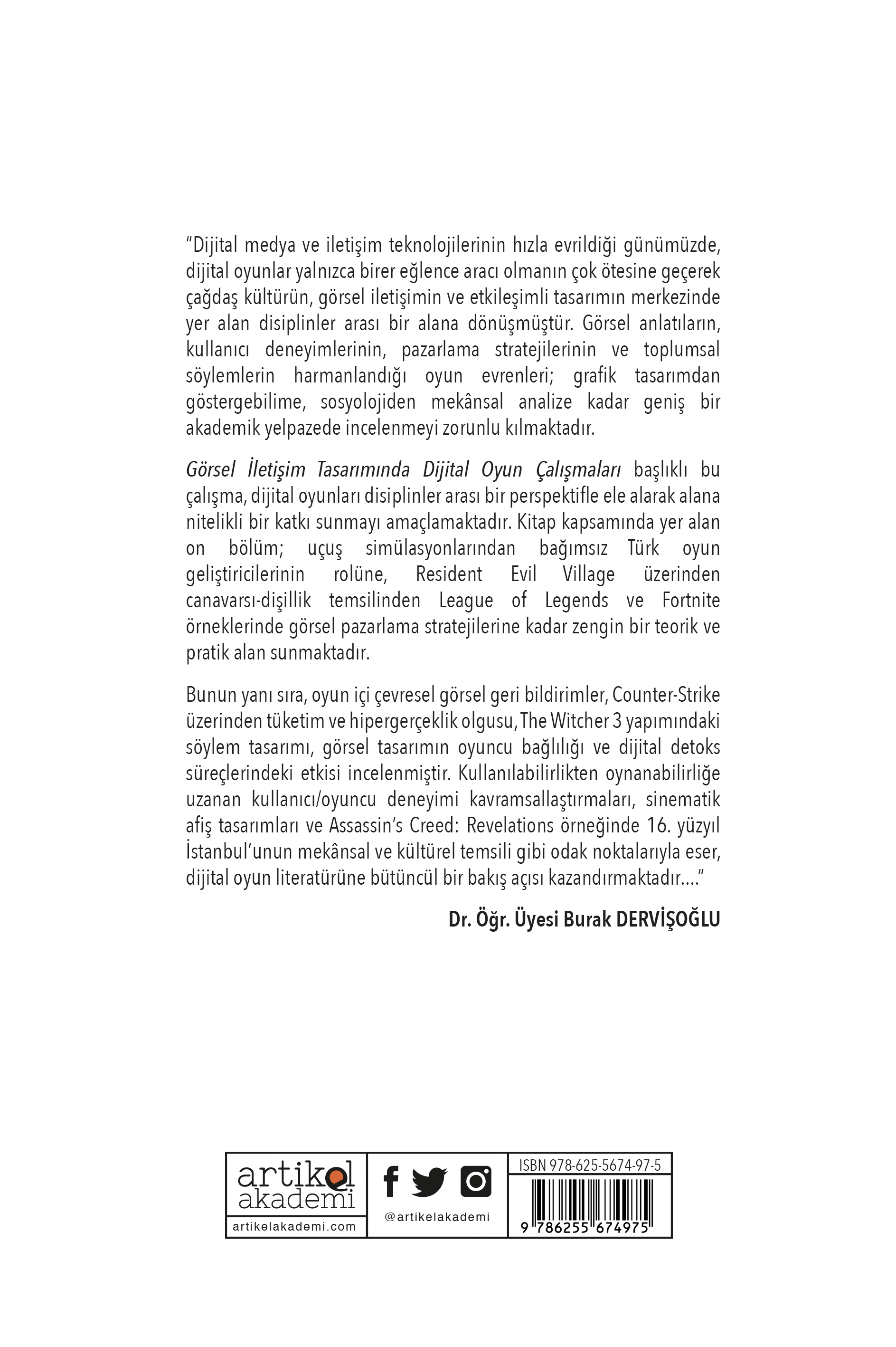 Görsel İletişim Tasarımında Dijital Oyun Çalışmaları