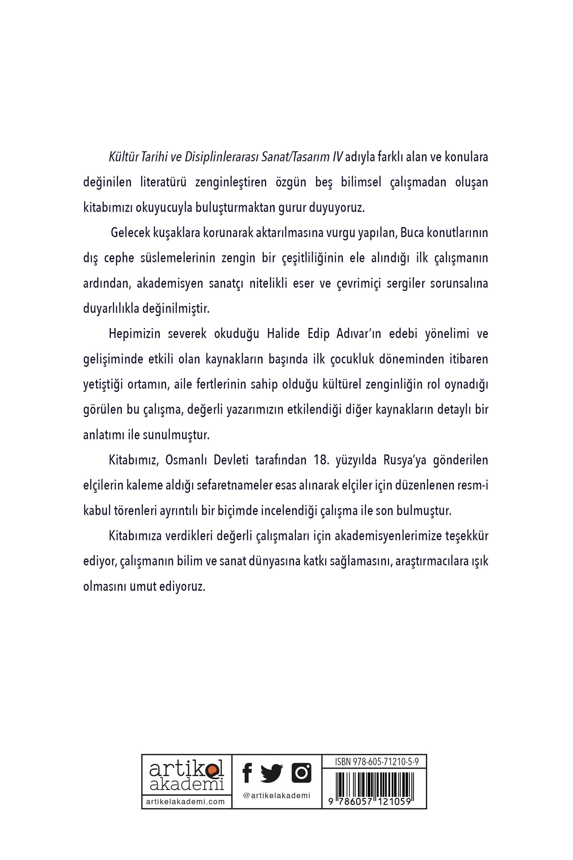 Kültür Tarihi ve Disiplinlerarası Sanat Tasarım - IV