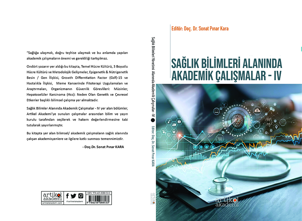 Sağlık Bilimleri Alanında Akademik Çalışmalar - IV