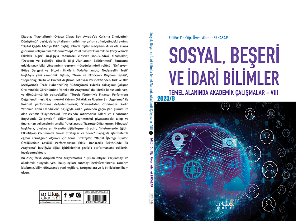 Sosyal, Beşeri ve İdari Bilimler Temel Alanında Akademik Çalışmalar - VIII (2023/8)