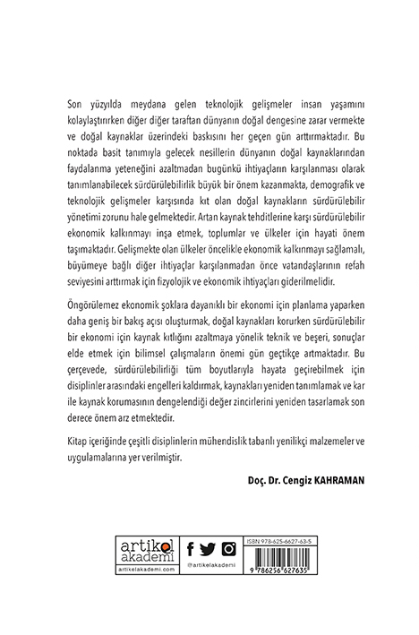 Sürdürülebilirlik Alanında Yenilikçi Çalışmalar (2024)