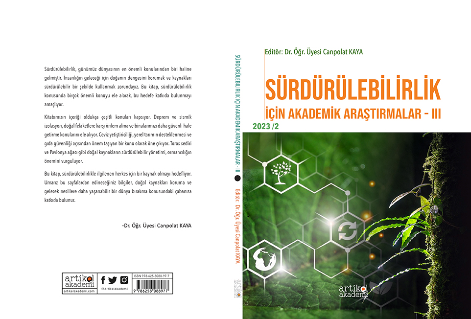 Sürdürülebilirlik için Akademik Araştırmalar - III (2023/3)