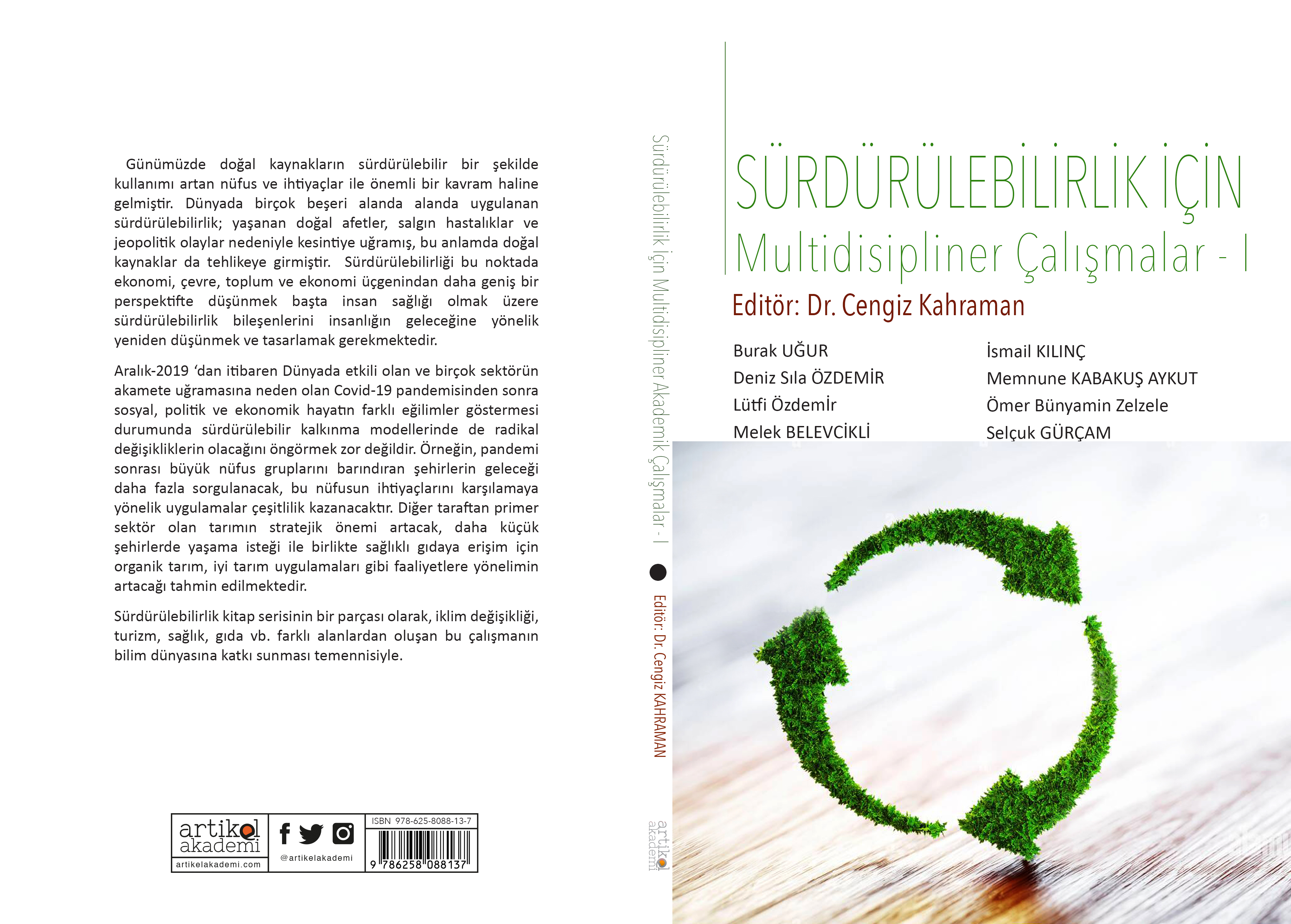 SÜRDÜRÜLEBİLİRLİK İÇİN MULTİDİSİPLİNER ÇALIŞMALAR - I