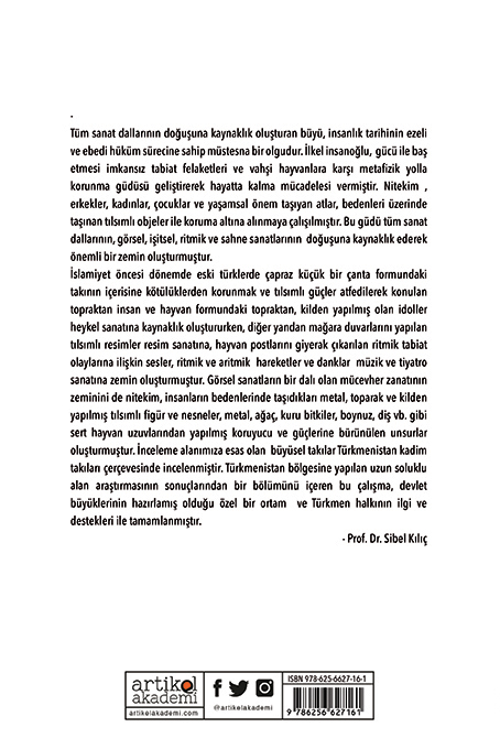 ESKİ TÜRKLERDE BÜYÜ OLGUSU -Türkmenistan Takı Geleneğine Yansıması