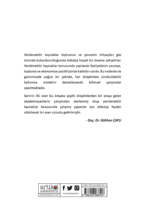 Yenilenebilir Kaynaklardan Elde Edilen Malzemeler ve Uygulamalar - I