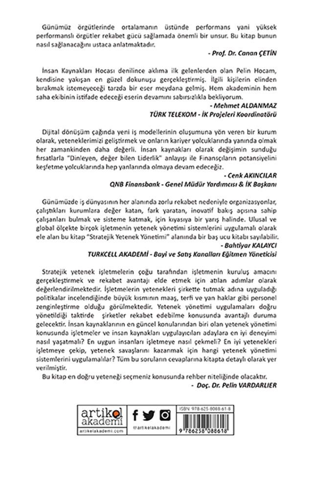STRATEJİK YETENEK YÖNETİMİ