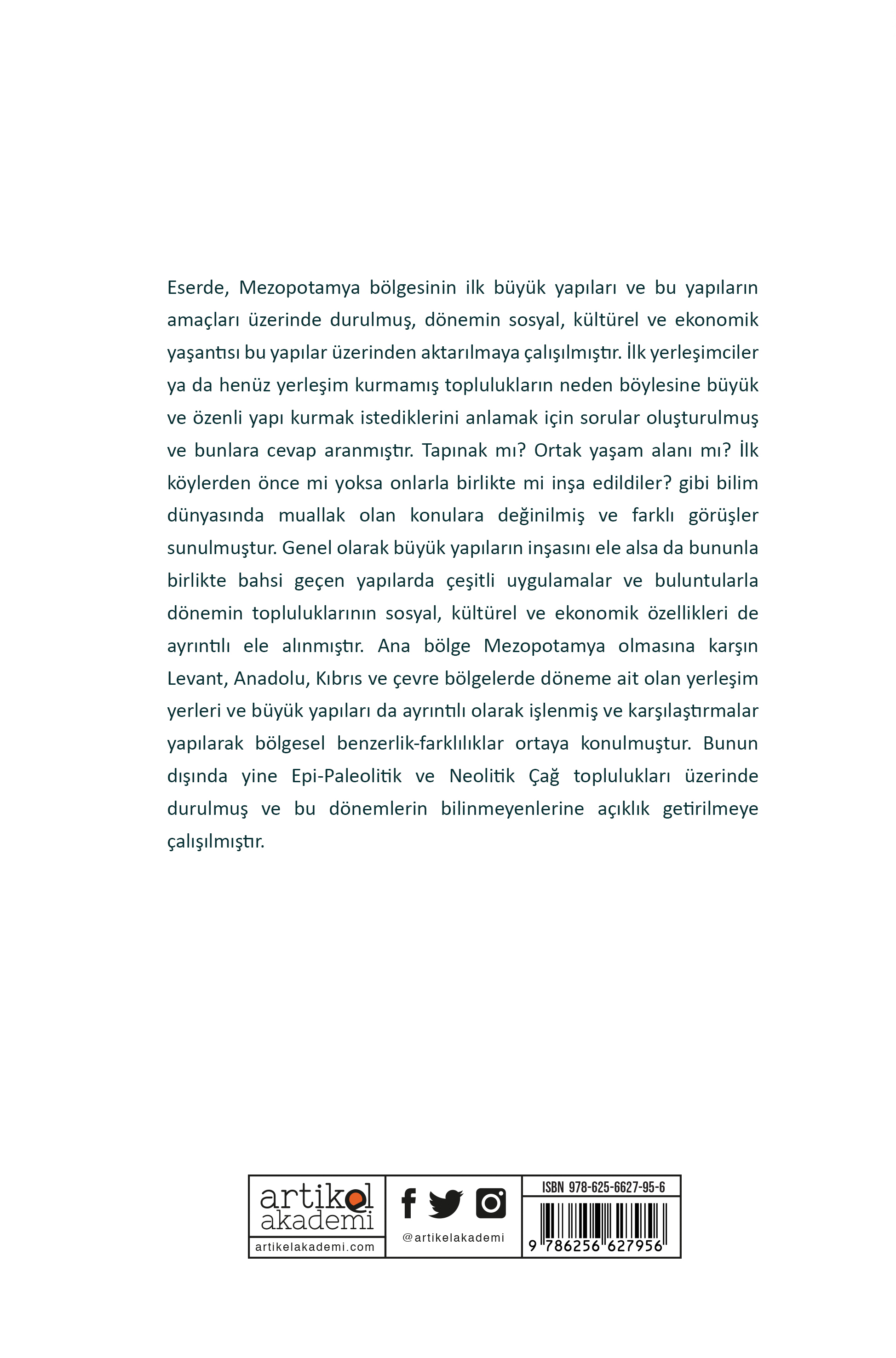 ESKİ MEZOPOTAMYA’DA İLK BÜYÜK YAPILAR: Sosyo-Ekonomik ve Sosyo-Kültürel Süreç
