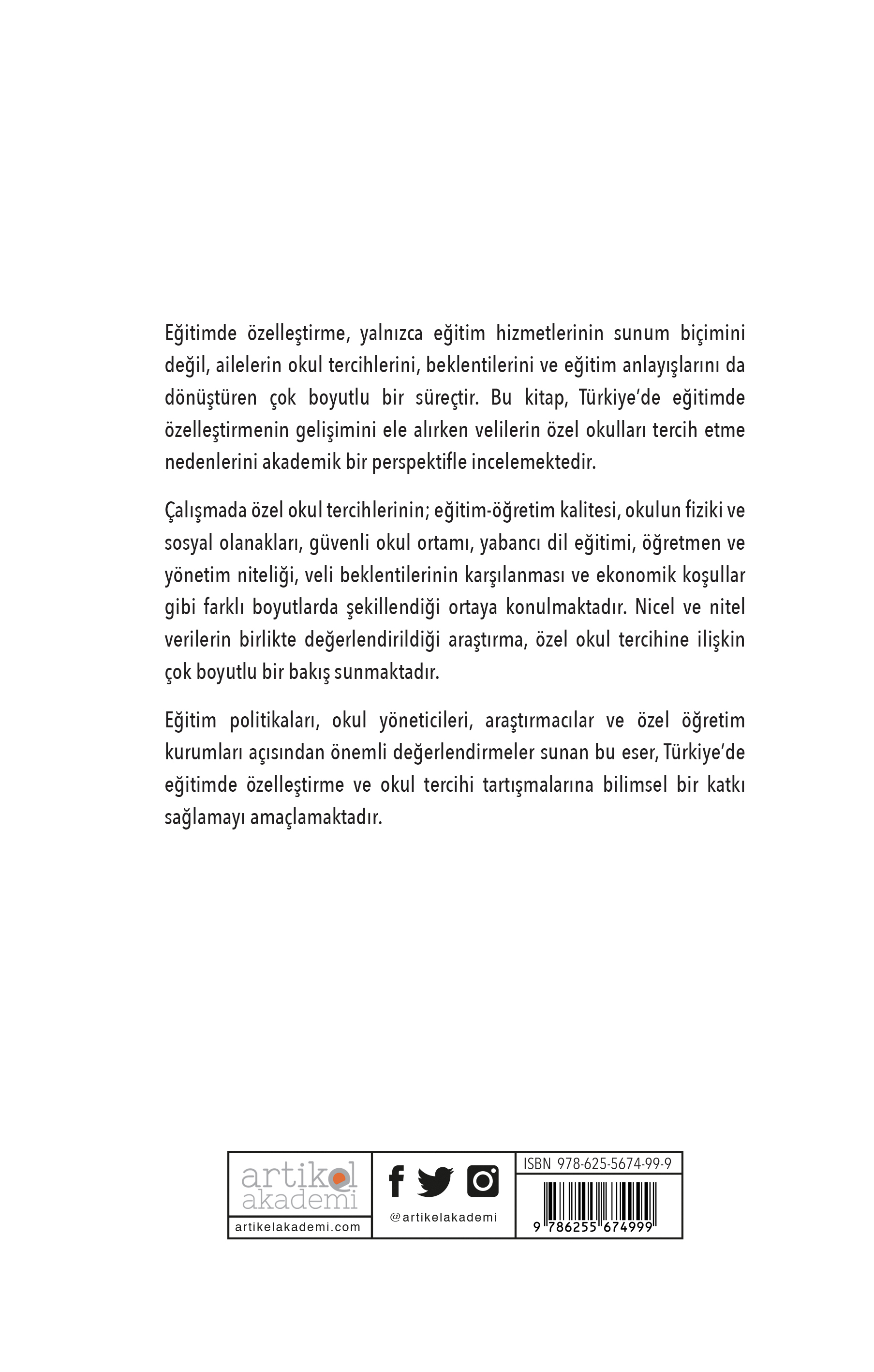 Eğitimde Özelleştirme: Velilerin Özel Okulları Tercih Etme Nedenleri