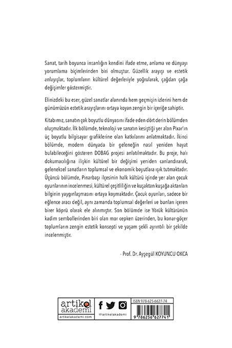 GÜZEL SANATLAR ALANINDA AKADEMİK ÇALIŞMALAR -III (2024/3)